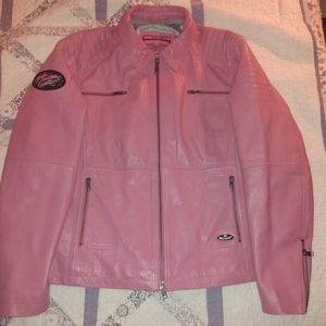 Harley-Davidson Pink Leather Women's 1W Jacket